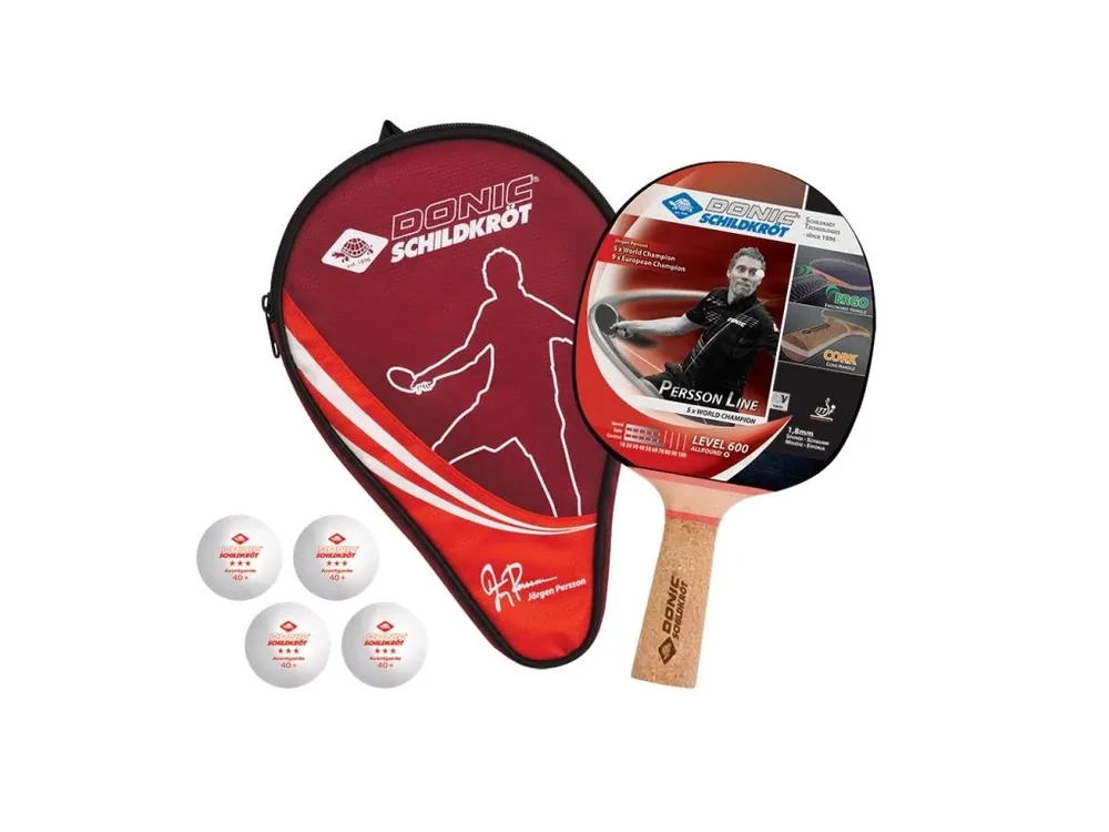 Akce Set na stolní tenis DONIC Persson 600 Kork