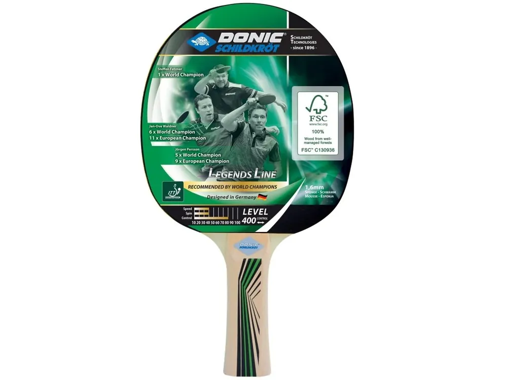 Sezónní Sleva Pálka na stolní tenis DONIC Legends 400 FSC