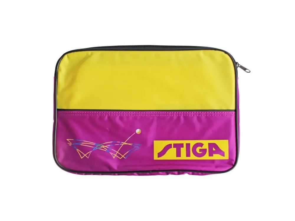 Obal na pálku STIGA Wallet fialovo-žlutý Ověřený