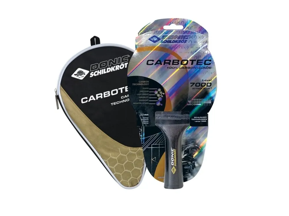 Odeslání Ihned Pálka na stolní tenis DONIC CarboTec 7000 concave + obal