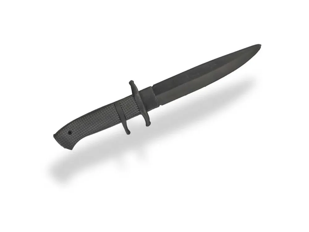 Gumový černý tréninkový nůž 30cm Top Prodej