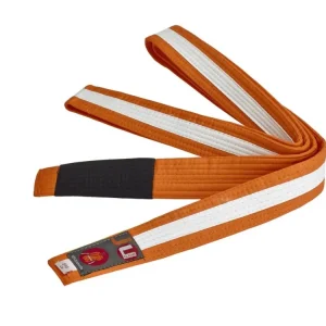 BRAZILIAN JIU JITSU dětský pás oranžovo-bílá Cenová Bomba