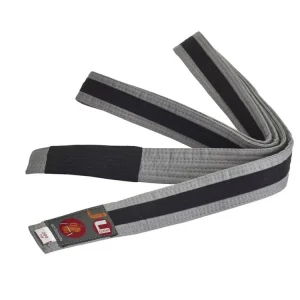 BRAZILIAN JIU JITSU dětský pás šedo-černá Novinka