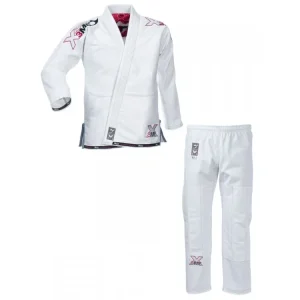 Speciální Cena Kimono Jiu Jitsu dětské - Amazona BJJ EXTREM 2.0 bílo - růžové
