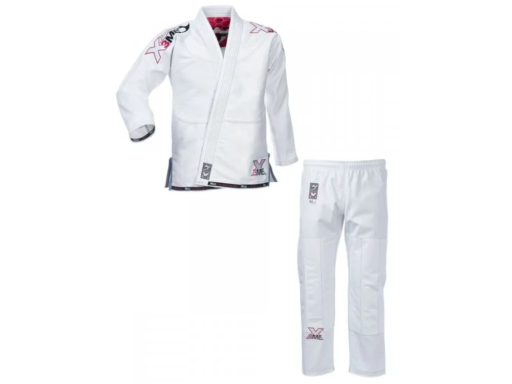 Speciální Cena Kimono Jiu Jitsu dětské - Amazona BJJ EXTREM 2.0 bílo - růžové