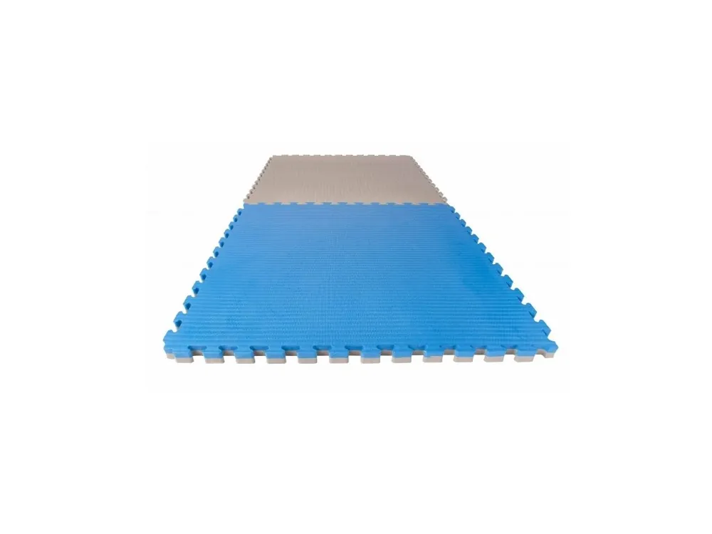Tatami puzzle ECONO - 1m x 1m x 4cm - modro/šedá Ověřený