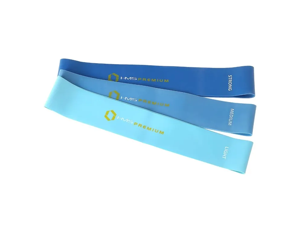 Víkendová Akce Sada fitness gum HMS Premium GU04 PRO II Set