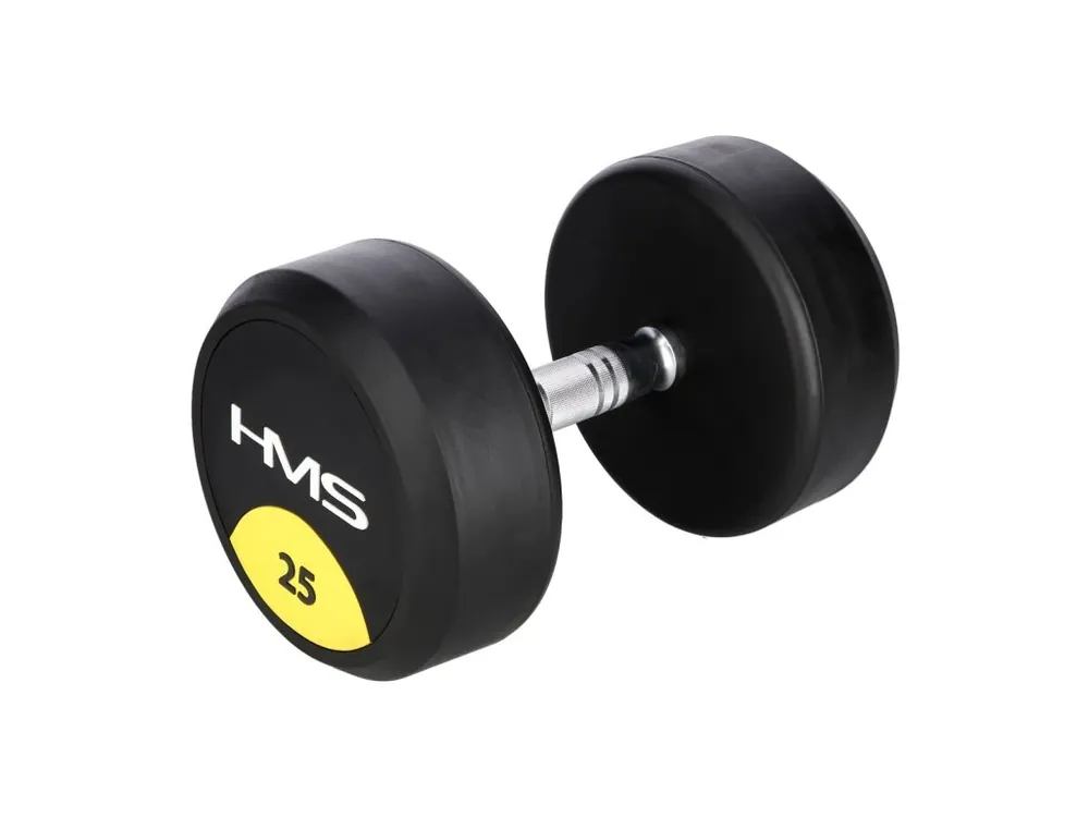 Pogumovaná jednoruční činka HMS HG Pro 25 kg Víkendová Akce