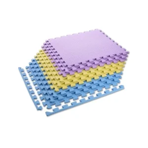 Ochranná puzzle podložka ONE Fitness MP10 žlutá-modrá-fialová Ověřený