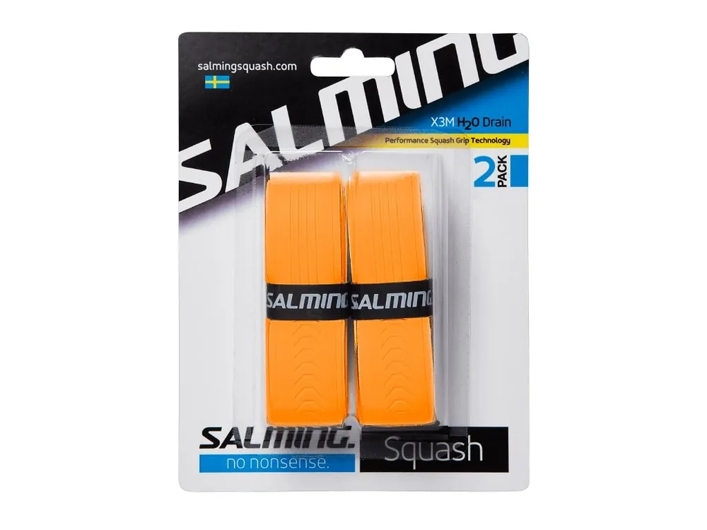SALMING Squash H20DrainGrip Orange 2-pack Pouze Dnes
