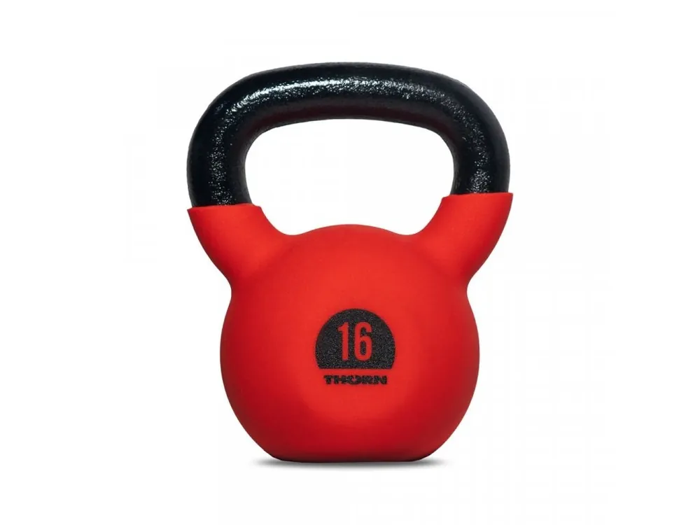 THORNFIT Kettlebell pokrytý vinylem 16 kg Cenově Výhodný