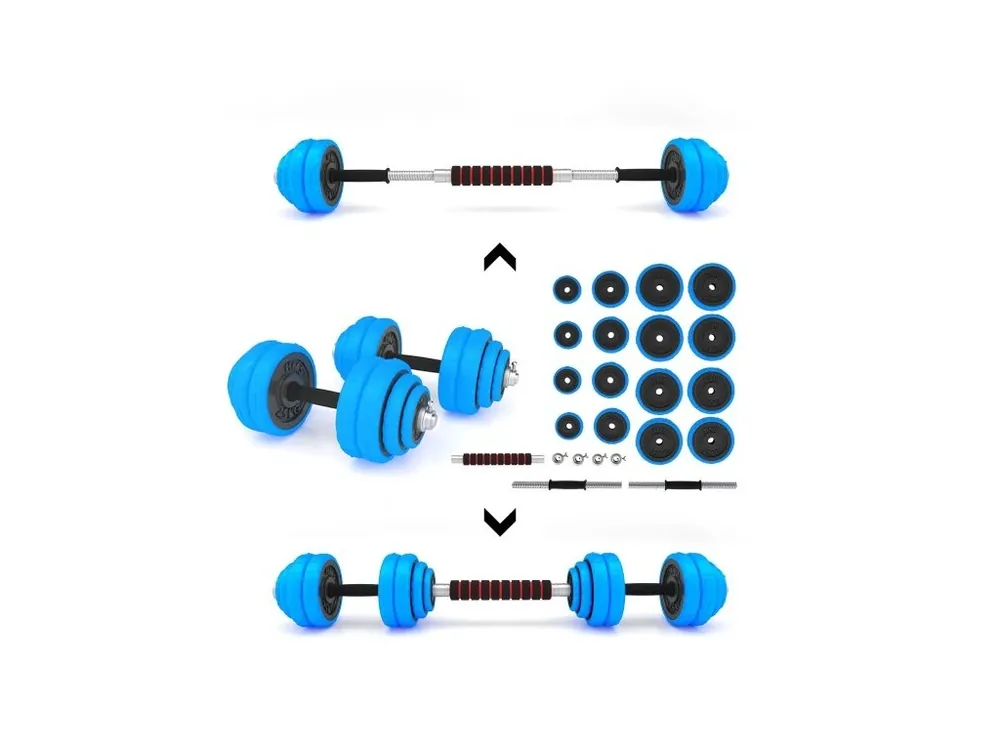 Nová Kolekce Činkový set HMS SGG30BAR 2x15 kg litina