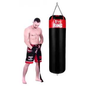 Sezónní Sleva Boxovací pytel 150 x 45 cm 50 kg RING SPORT KOLOS, záruka 3 roky, červený