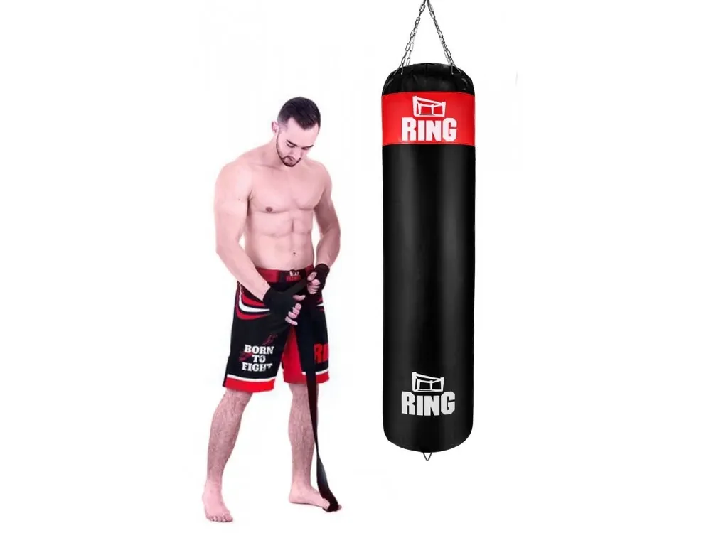 Boxovací pytel 160 x 40 cm 50 kg RING SPORT SUPER, záruka 3 roky Nejprodávanější