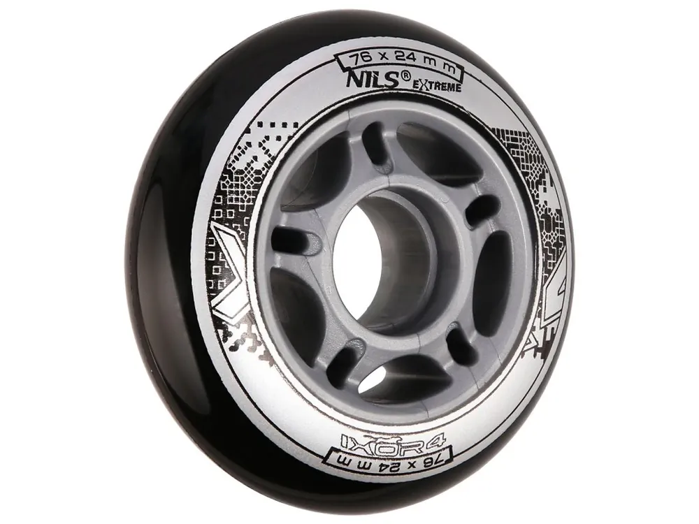 KOLEČKA NILS EXTREME PU 76x24 ČERNÉ (4KS) Výprodej