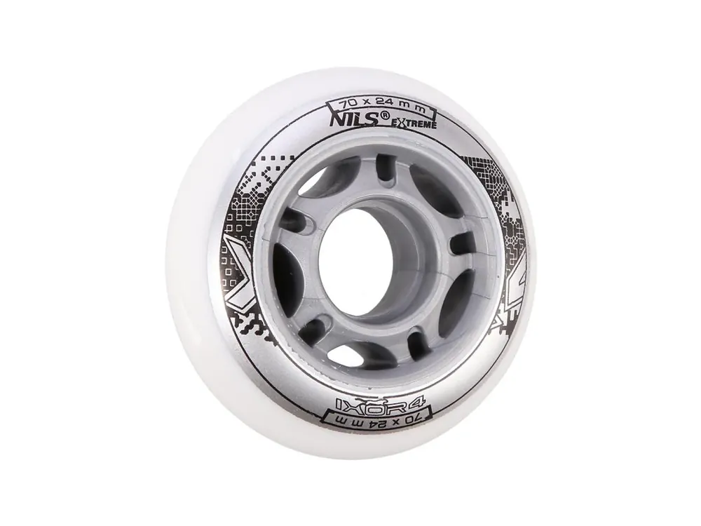 KOLEČKA NILS EXTREME PU 70x24 BÍLÉ (4KS) Nejprodávanější