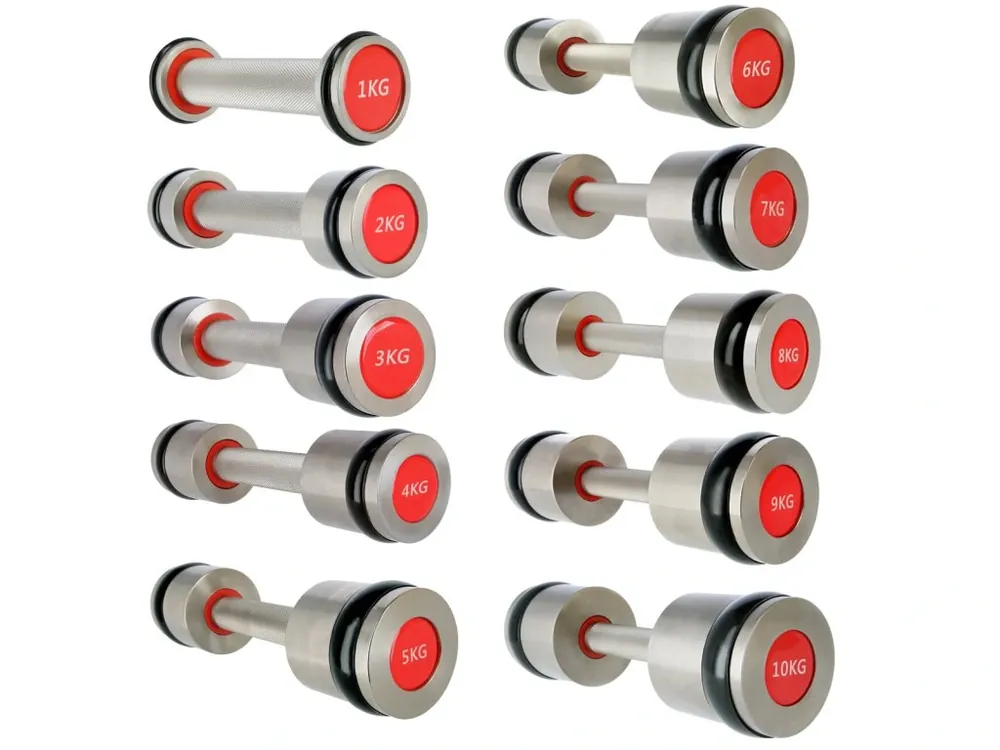 Chromované profesionální činky SET HMS PREMIUM HH09 2 x 9 kg Vrácení Zdarma