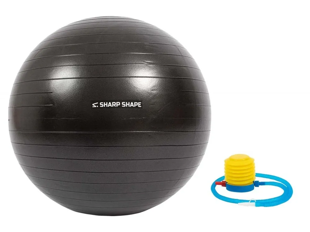 Gymnastický míč Sharp Shape Gym ball 65 cm - Black Odeslání Ihned