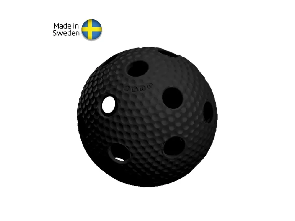 SALMING Aero Plus Ball, black with dumples Finální Výprodej