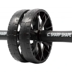 Nejprodávanější Sharp Shape Posilovací kolečko Dual wheel černé