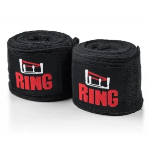 RING SPORT BOXERSKÉ BANDÁŽE PRO 450CM ČERNÉ Tovární Cena