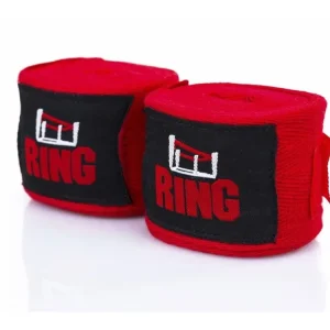 Cenově Výhodný RING SPORT BOXERSKÉ BANDÁŽE PRO 350CM ČERVENÉ