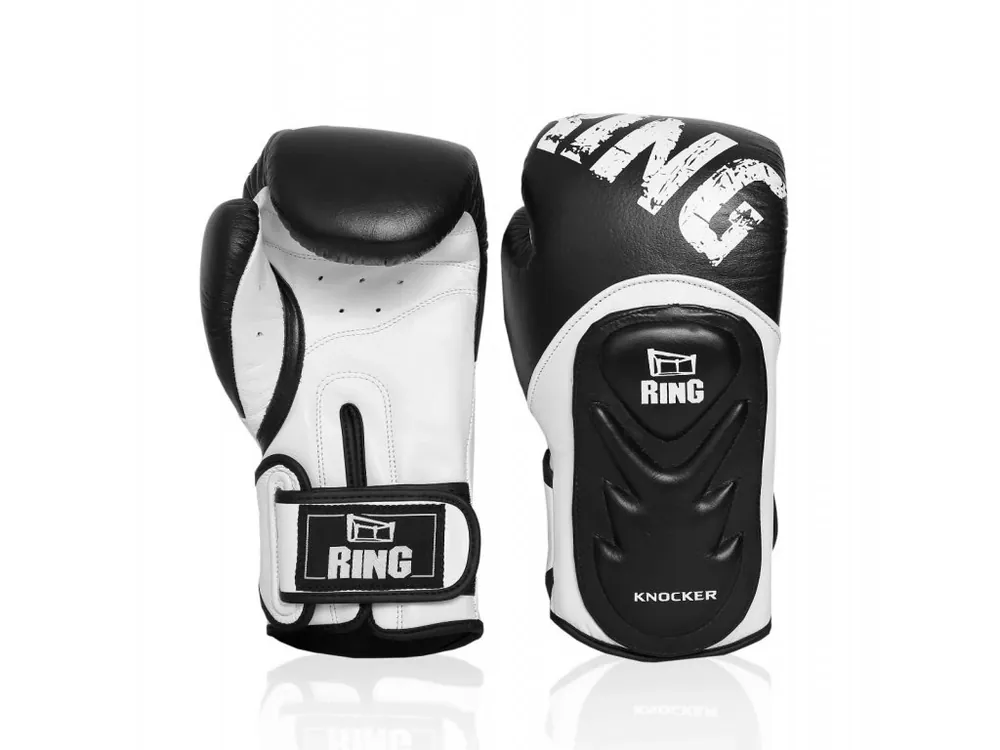 RING SPORT Boxerské rukavice KNOCKER kůže, 12, 14, 16 oz Koupit Online