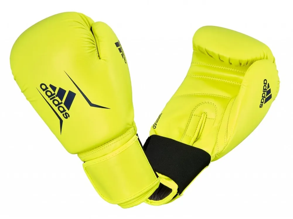 Adidas boxerské rukavice Speed 50, velikosti 4,6,8,10,12,14 OZ, žlutá Nakupujte Hned