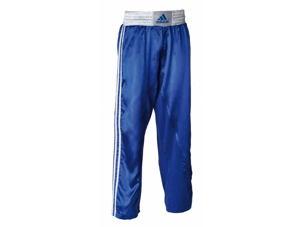 Cenově Výhodný Kickbox kalhoty Adidas vel.130-190, modré