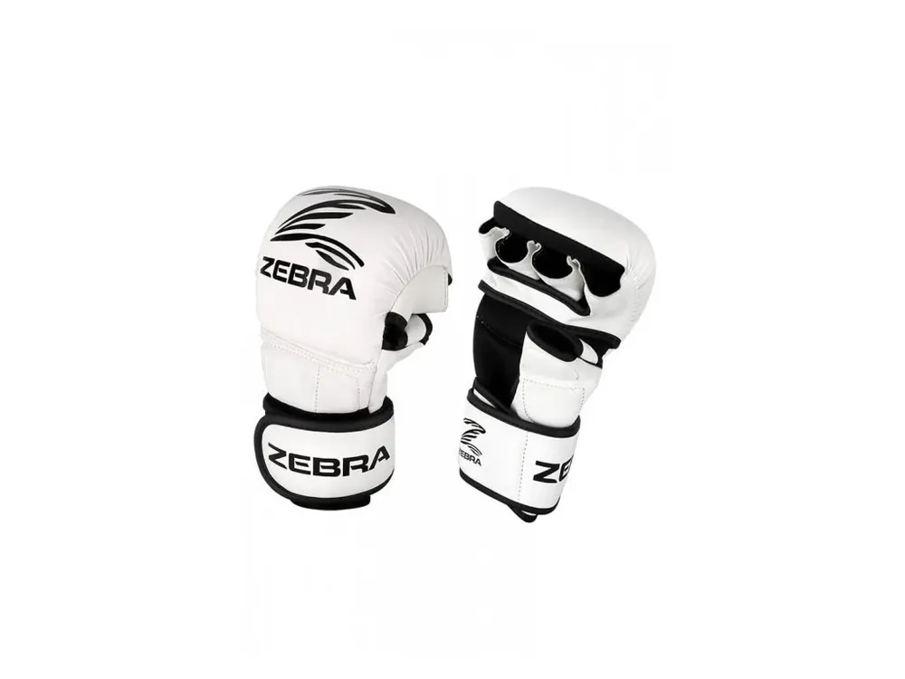 ZEBRA MMA SPARRING RUKAVICE BÍLÉ Nejlepší Cena