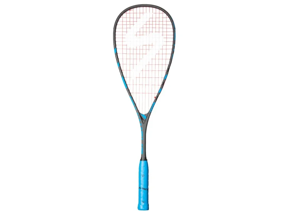 SALMING Forza Feather Racket Black/Cyan Zlevněný