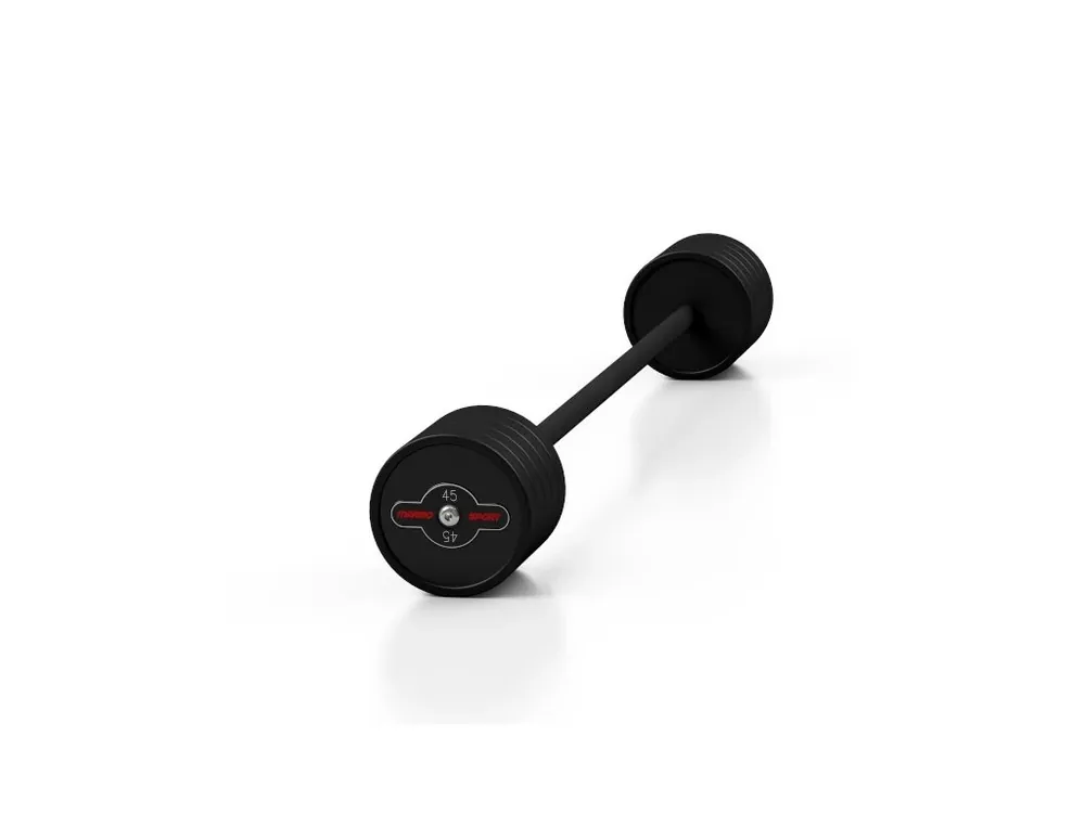 Poslední Šance Rovná, obouruční činka MARBO MW-SG-45, 45 kg, černá
