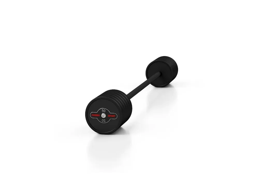 Jen Po Omezenou Doba Rovná, obouruční činka MARBO MW-SG-50, 50 kg, černá