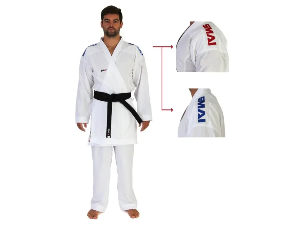 Výprodej SET BLUE + RED SMAI JIN ELITE kumite WKF APPROVED