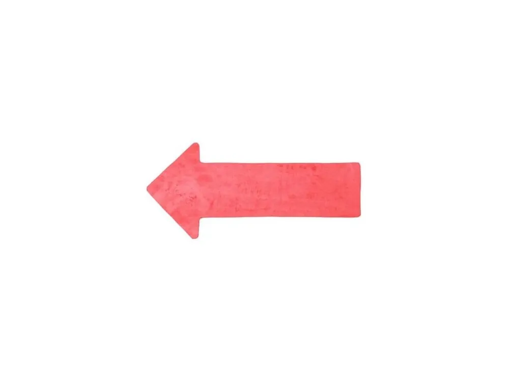 Originální Arrow značka na podlahu červená