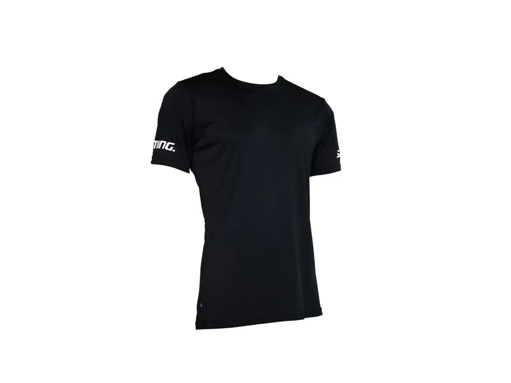 SALMING Core 22 Training Tee JR Black/Asphalt Výprodej