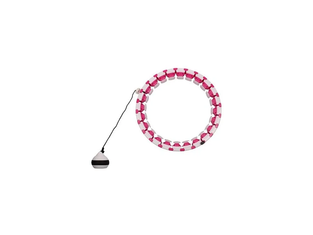 Cenová Bomba Hula Hoop Smart gymnastická obruč tm. růžová