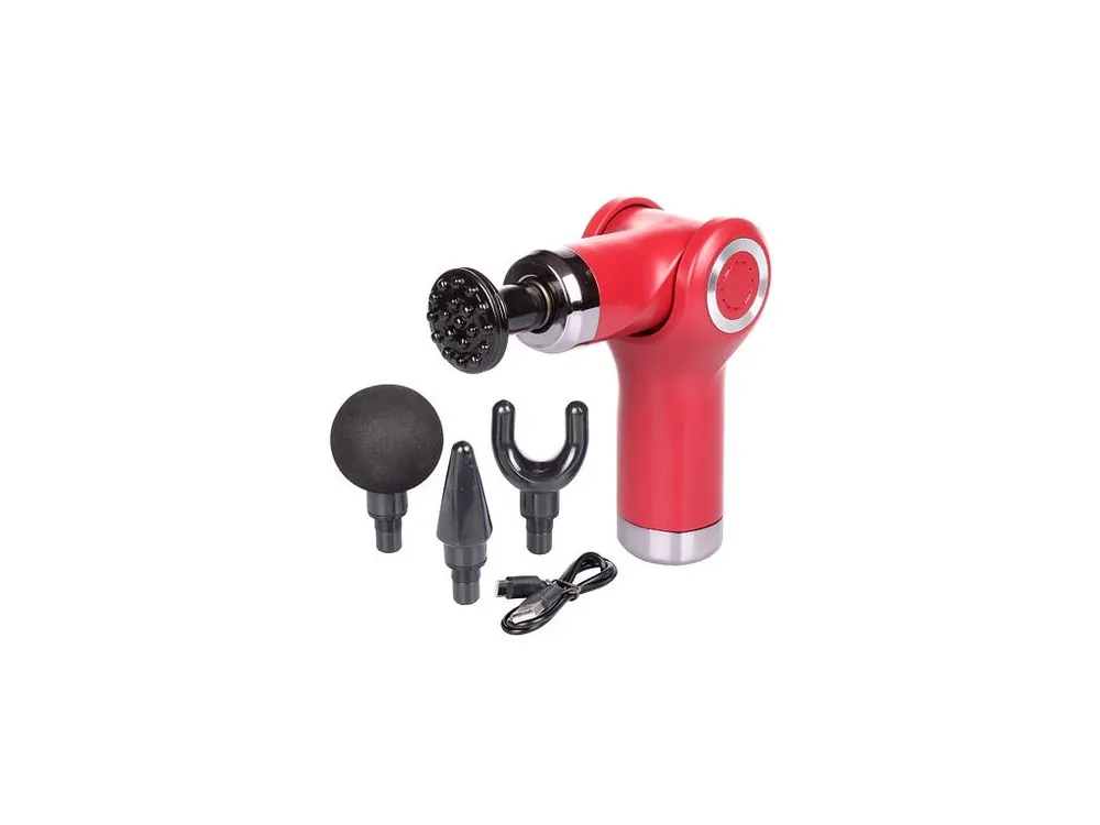 Top Prodej Massage Gun Mini vibrační masážní pistole červená