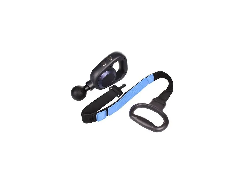 Massager masážní pistole s pásem černá Cenová Bomba