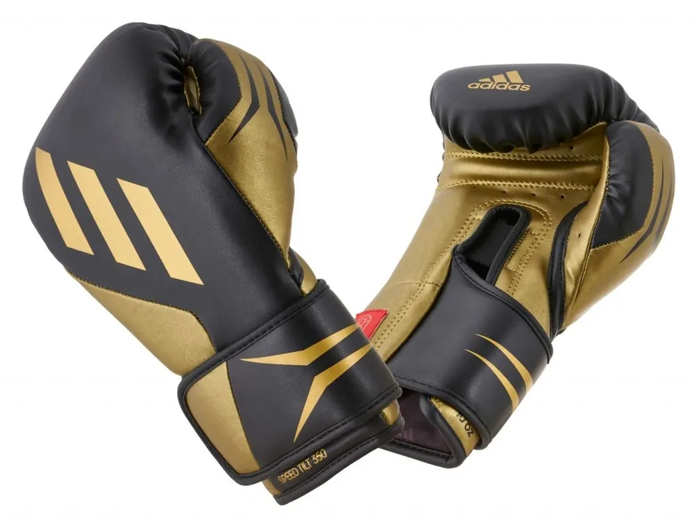 Akční Cena Boxerské rukavice adidas SPEED TILT 350V pro black/gold, SPD350VTG