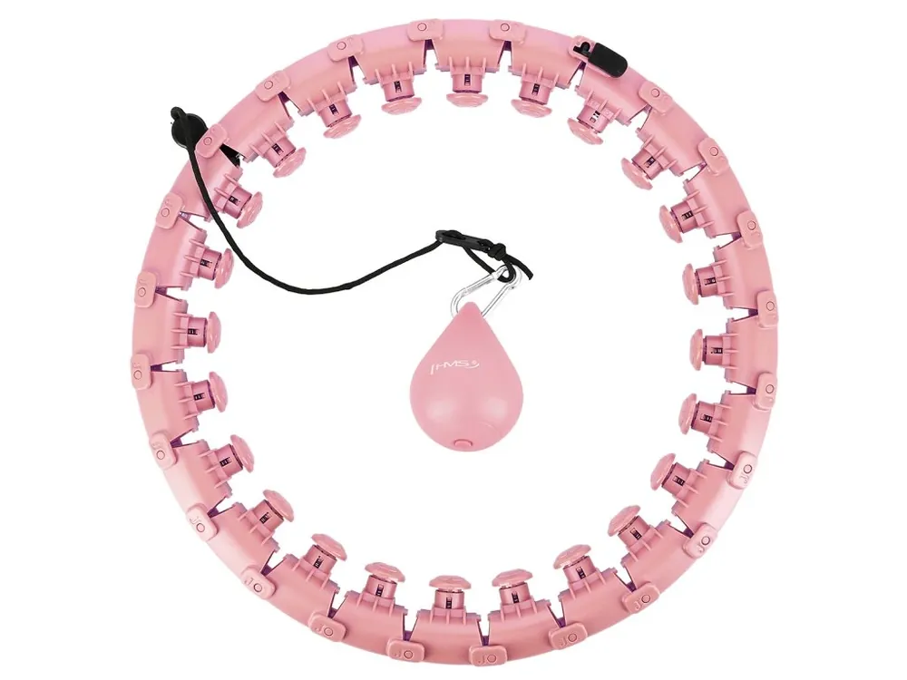Masážní hula hoop HMS HHW01 se závažím růžová Objednat Nyní