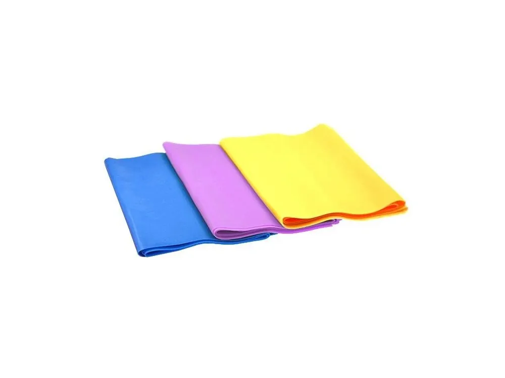 Pouze Dnes Odporová posilovací / aerobic gumy SET 3KS - 120x15 cm