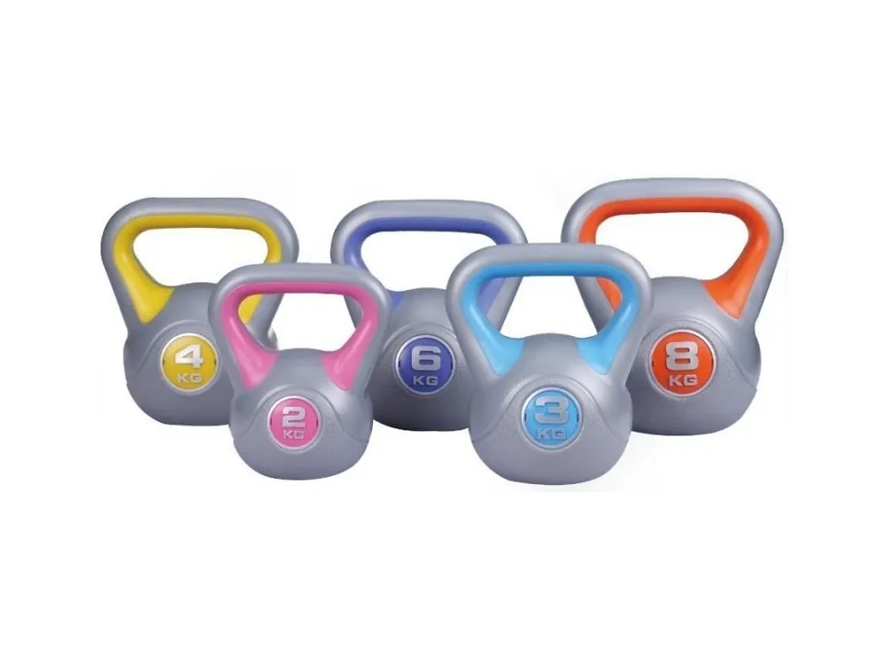 Ověřený KETTLEBELL LiveUp Plastic 20kg