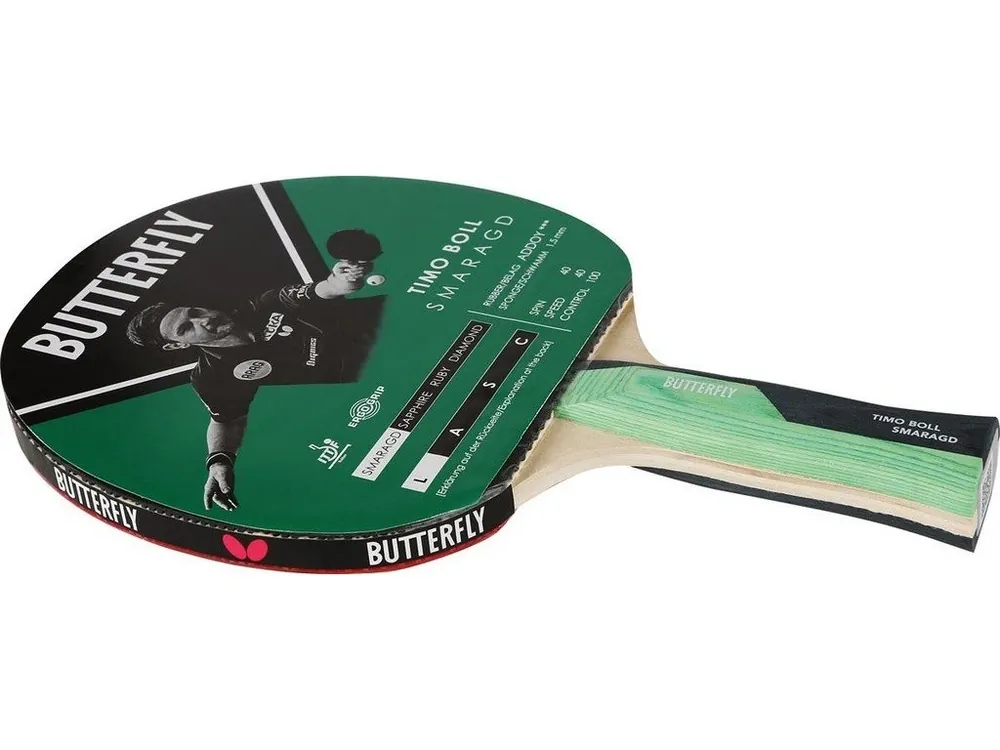 Pálka na stolní tenis BUTTERFLY - Boll SMARAGD Ihned K Objednání