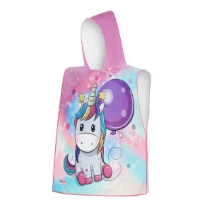 Víkendová Akce Ručník - pončo z mikrovlákna NILS aqua NAR20 Unicorn