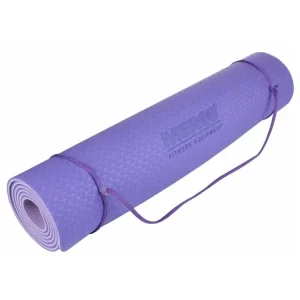 Akce Yoga TPE 6 Double Mat podložka na cvičení fialová-fialová