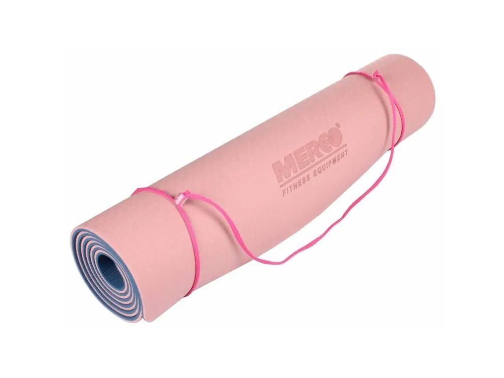 Yoga TPE 6 Double Mat podložka na cvičení růžová-modrá Ihned K Objednání