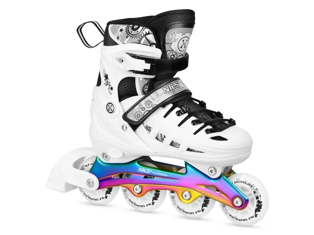 Brusle NILS Extreme NH10905.2 4v1 duhové/bílé Must-Have