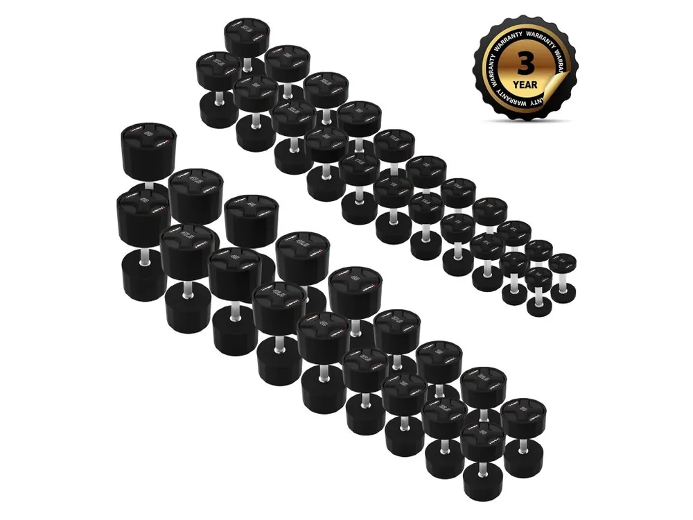 Sada jednoručních polyuretanových činek HMS HPC set 2 x 2,5 - 50 KG CPU - 1050 KG Kup Teď