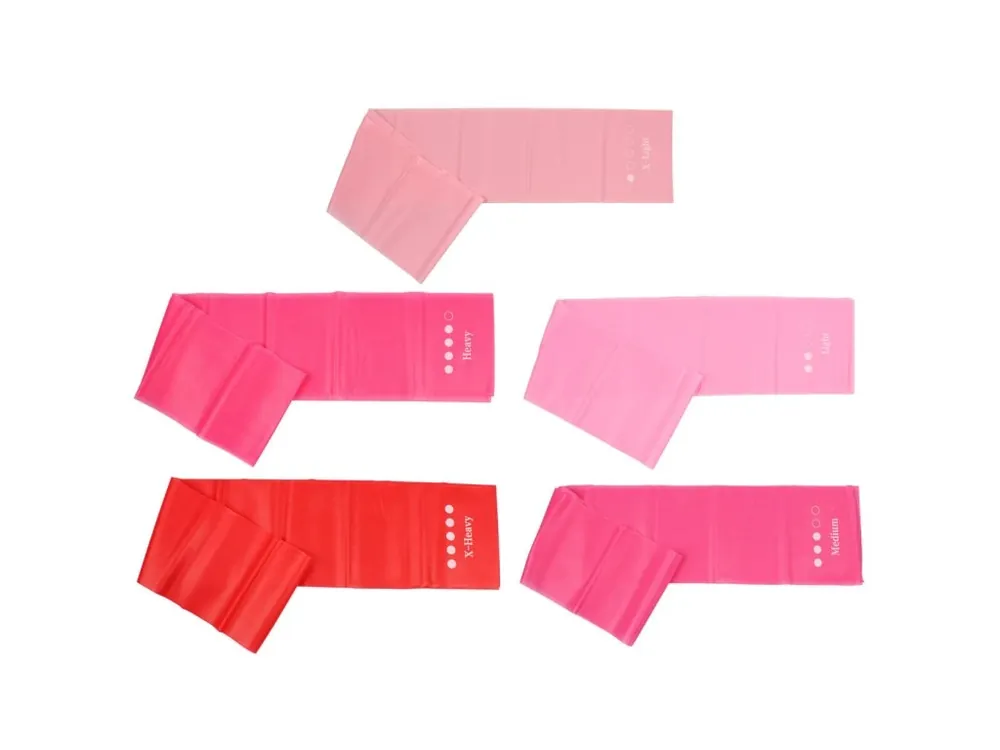 Koupit Online Yoga Stretch Mix 1500 sada posilovacích gum 5 ks růžová